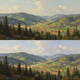 landscape vista photography by Carr Clifton & Galen Rowell, 16K resolution, Landscape veduta photo by Dustin Lefevre & tdraw, 8k resolution, detailed landscape painting by Ivan Shishkin, DeviantArt, Flickr, rendered in Enscape