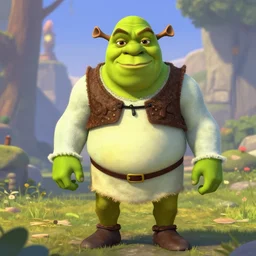 crash bandicoot as shrek the ogre