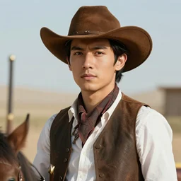 a very handsome young space cowboy