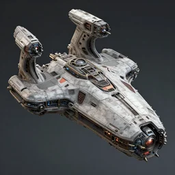 highly detailed cinematic syd mead scifi render of 3 d sculpt of post apocalyptic spaceship, sparth, scott robertson, guardians of the galaxy, star wars, maschinen krieger, raphael lecoste