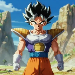 film still of real life gogeta ss 4 in movie