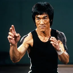 bruce lee  by  beksinski