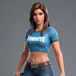 a detailed portrait of nancy ajram in fortnite, unreal engine 5 rendered, incredibly highly detailed and realistic, 8 k, sharp focus, studio quality