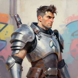 greg manchess portrait painting of armored quinn as overwatch character, medium shot, asymmetrical, profile picture, organic painting, sunny day, matte painting, bold shapes, hard edges, street art, trending on artstation, by huang guangjian and gil elvgren and sachin teng
