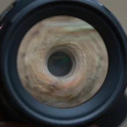 cavernous nostril as seen with a tilt shift lens.. 4 k photograph.