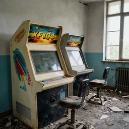 An abandoned 80's arcade, XF IQ4, 150MP, 50mm, F1.4, ISO 200, 1/160s, natural light