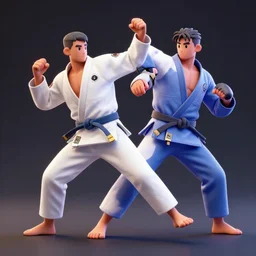 bjj mma kung - fu. octane render. blender greasepencil, digital art. artstation., vibrant, dynamic, energetic, lively, spirited, electrifying, brilliant, dramatic, expressive, lucid, meaningful, rich, sharp, striking, graphic, resplendent, shining,