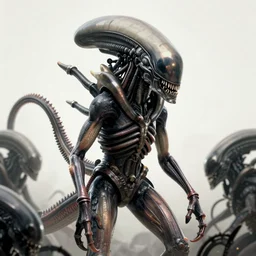 a detailed photo of a xenomorph by zach sutton and tom bagshaw, xenomorph surrounded by colorful flowers, 2 4 mm lens, deviantart, 8 k, pinterest, featured in alien movie franchise