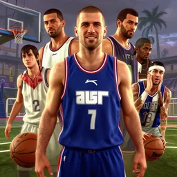 highly detailed portrait steve ker basketball player in gta v, stephen bliss, unreal engine, fantasy art by greg rutkowski, loish, rhads, ferdinand knab, makoto shinkai and lois van baarle, ilya kuvshinov, rossdraws, tom bagshaw, global illumination, radiant light, detailed and intricate environment