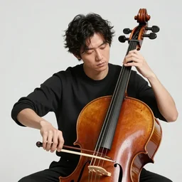 yoyo ma playing a bottle of sriracha like a cello, performance photo, action shot, ultra high resolution, perfect detail, beautiful faces, intricate and interesting