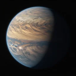 exact space coordinates of a planet with compatible to humans atmosphere