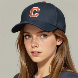 A portrait of kelly ripa wearing a baseball hat, extra detailed, digital illustration, by Makoto Shinkai and thomas kinkade, digital painting, Matte painting, trending on artstation and unreal engine