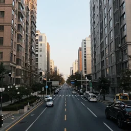 normal city without any people
