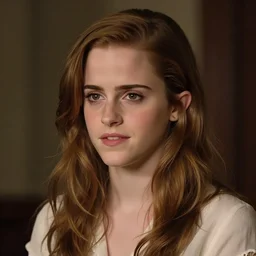 emo scene girl emma watson, art by michael miller