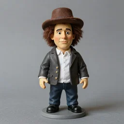 taxidermy fruit figurine that looks like weird al yankovic