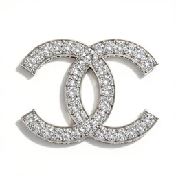 chanel logo made out of diamonds