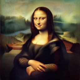painting of the Mona Lisa made by Zdzisław Beksiński
