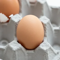 a perfectly ordinary egg made of egg
