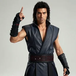 Rami Malek as a goro from mortal kombat