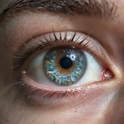Droste effect of an eye