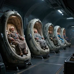 epic professional digital art of interior scene of dark spaceship room with upright hyperbaric sleeping pods lining wall, by hamish frater, jim burns, wayne barlowe, 4 k, cinematic, detailed, artstation, cgsociety, epic, stunning, gorgeous, wow wow detail