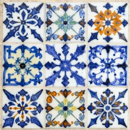 floor tile colorful, arabic style