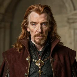 a highly detailed medieval portrait of stephen strange, james gurney, james jean