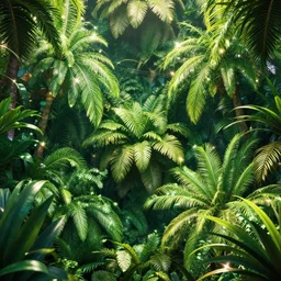 mystic jungle pattern, sharp focus, octane render, bright, rpg, beautiful, neon highlights, flare, cinematic, vsco, film, unreal engine, symmetrical!!