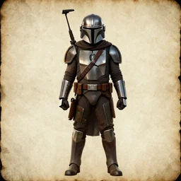 the mandalorian concept art old damaged paper texture