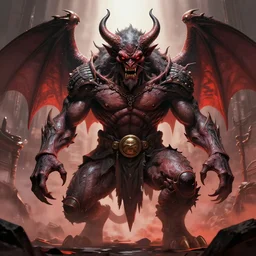 a huge demon by BROM