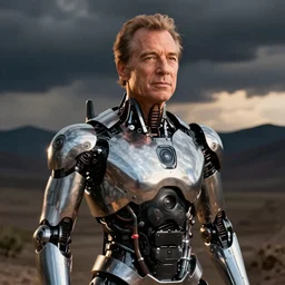 Jerry Seinfeld as a cyborg, extremely realistic, movie still