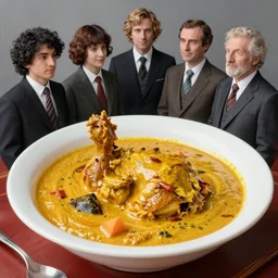 stephen chicken curry by otto dix, junji ito, hr ginger, jan svankmeyer, beksinski, hyperrealistic, aesthetic, masterpiece