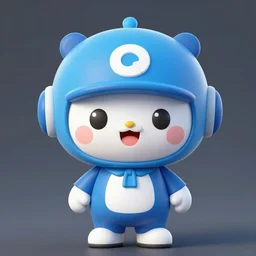 a cute new mascot character for general dynamics