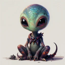a lovecraftian alien creature, adorable and whimsical, fantasy, elegant, digital painting, artstation, concept art, matte, sharp focus, unreal engine 5, marmoset toolbag, redshift, vibrant colors, high contrast, illustration, art by james jean and mark ryden
