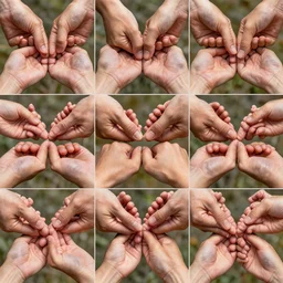 collage, thousand photos of hand photography, hand symmetry, highly detailed, photorealistic, digital art, wimmelbilder, 8 k