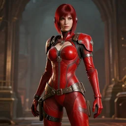 elizabeth from bioshock infinite in red