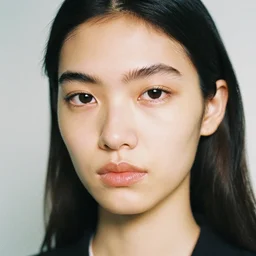 realistic photoshooting for a new comme des garcons lookbook, color film photography, close up, photo of a woman, photo in style of tyler mitchell, 3 5 mm,