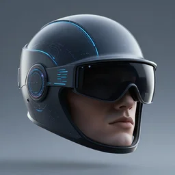 night vision visor future nano tech helmet sleek digital painting highly detailed render 4 k 8 k hd trending on artstation