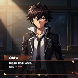 screenshot from the visual novel danganronpa : trigger happy havoc, dialogue scene
