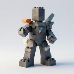 random sculpture made of rectangle tetris, octane render, trending on artstation