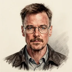 Walter White drawn by Louis William Wain