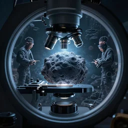 hyperrealistic image of dark matter as seen through a microscope, by thomas eakes & xiang duan & mike judge, perfect symmetry, dim volumetric lighting, photorealistic, 8 k octane beautifully detailed render, post - processing, extremely hyper - detailed, intricate, epic composition, lifelike attributes, cinematic lighting, masterpiece, trending on artstation, very very detailed, stunning,