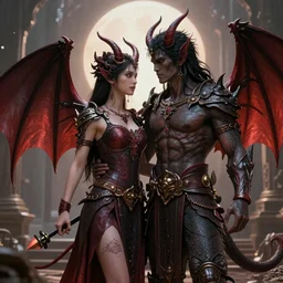 being half human and half demon 8k