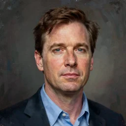 hyper realistic, surreal, portrait of michael scott painted by greg rutkowski, wlop, loish,