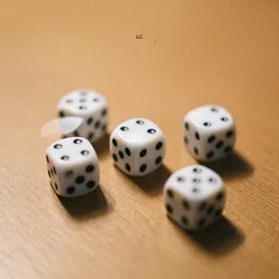 album cover of rolling dice on table by akihiko yoshida
