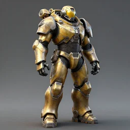 fallout 3 concept art power armor render ultra unreal engine 5
