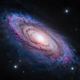 nebula man floating in space, stars as eyes, astrophotography, colorful