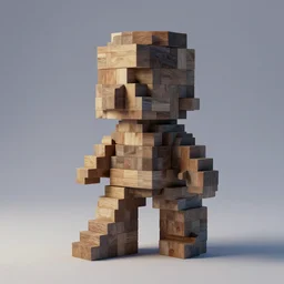 constructivism sculpture by building made of rectangle tetris, octane render, trending on artstation