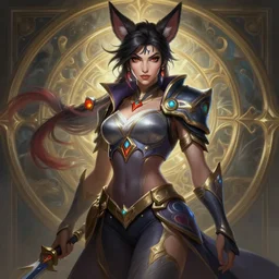 perfectly - centered - portrait of ahri from league of legends, intricate, highly detailed, digital painting, artstation, concept art, smooth, sharp focus, illustration, unreal engine 5, 8 k, art by artgerm and greg rutkowski and alphonse mucha