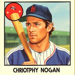 a baseball card of christopher nolan